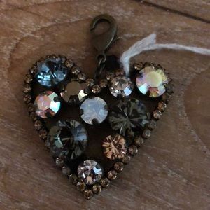 Sabika heart charm for necklace NWT